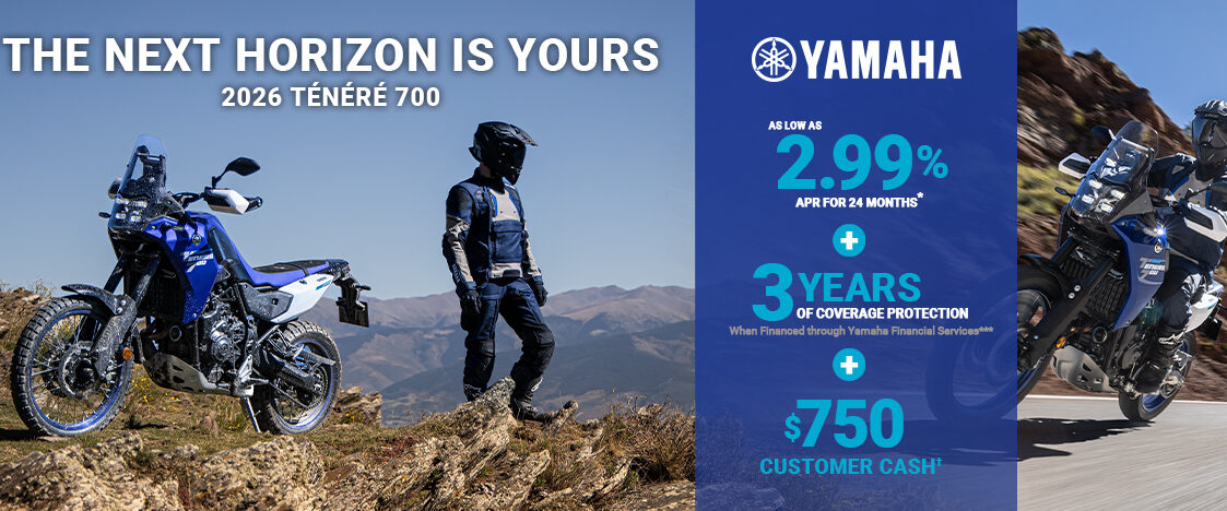 LIMITED TIME OFFERS ON TÉNÉRÉ 700!