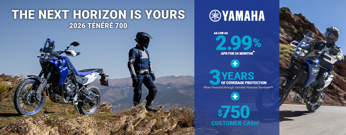 LIMITED TIME OFFERS ON TÉNÉRÉ 700!